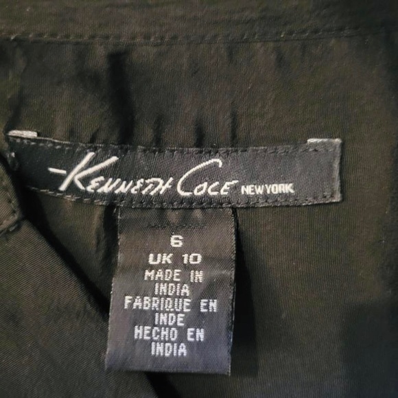 Kenneth Cole Reaction dress Size 6 long sleeve black - Picture 3 of 3